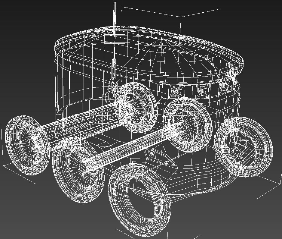 Delivery robot 3D model_13