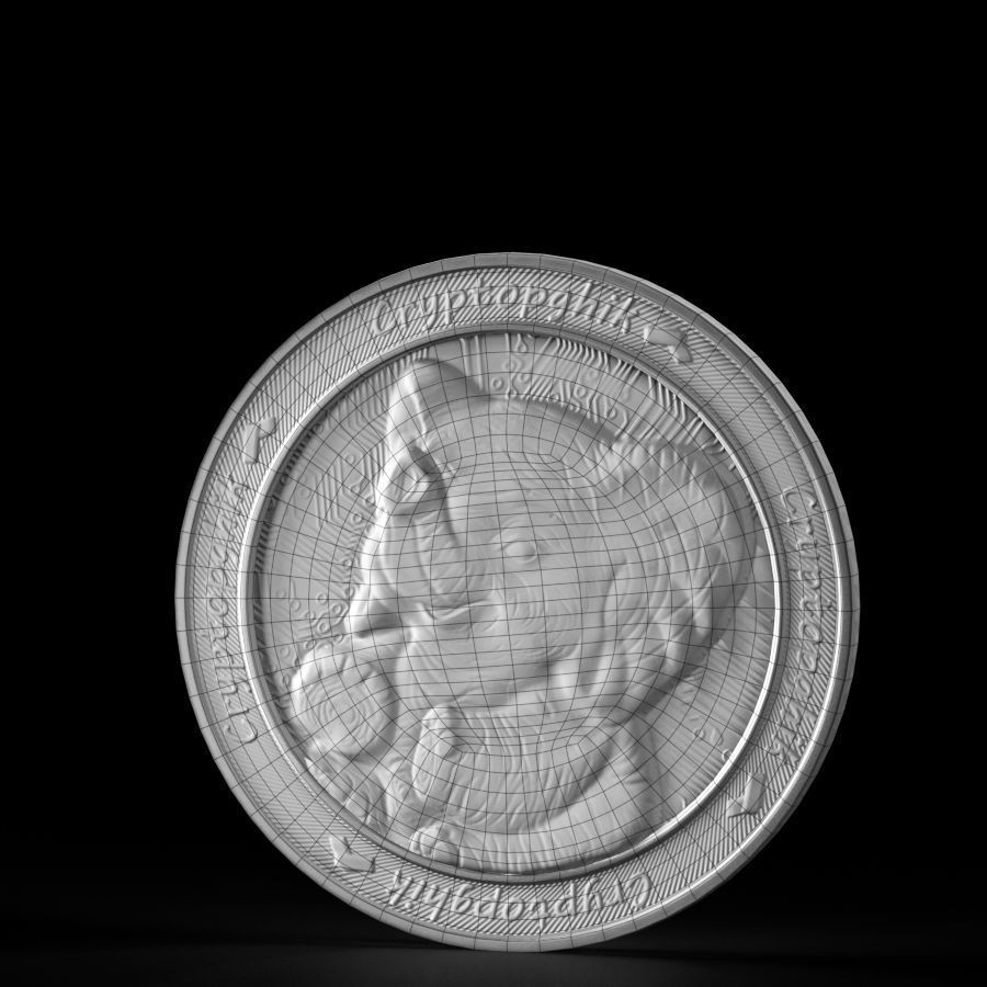 Cryptopghik Elephant Piggy Bank 3D model_10