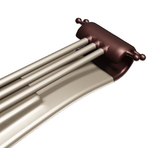 Fabulous Violin Toy Low-poly 3D model_3