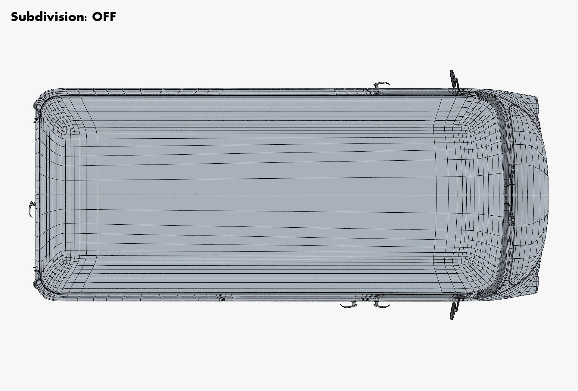 Generic Retro Cargo Van M 2 3D model_28