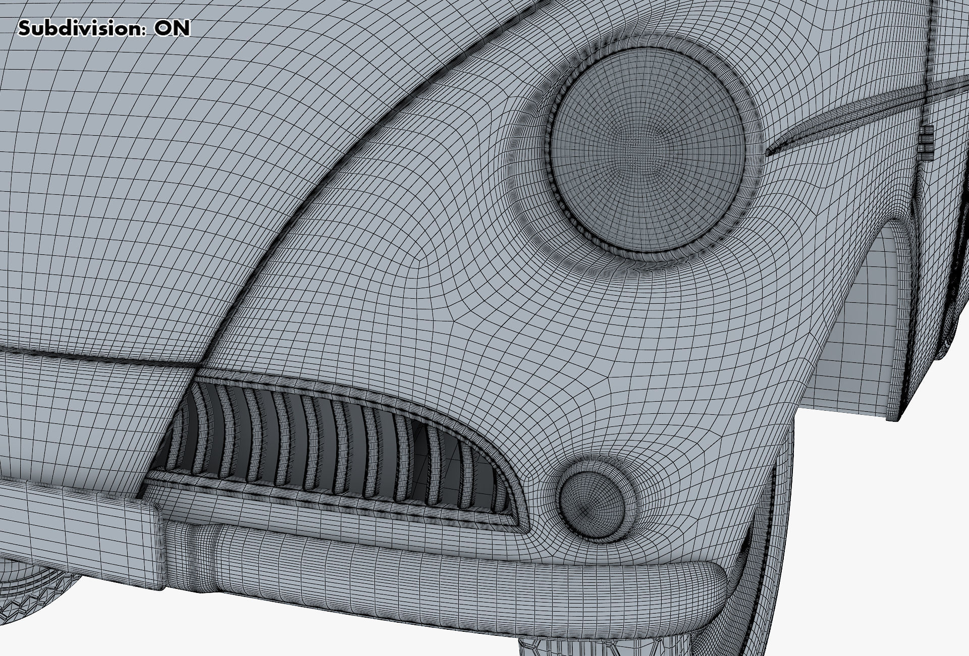 Generic Retro Cargo Van M 2 3D model_33