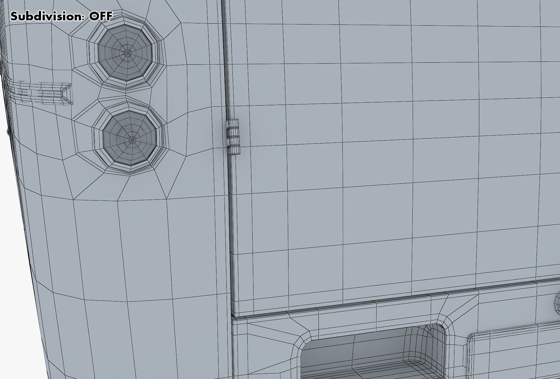 Generic Retro Cargo Van M 2 3D model_36