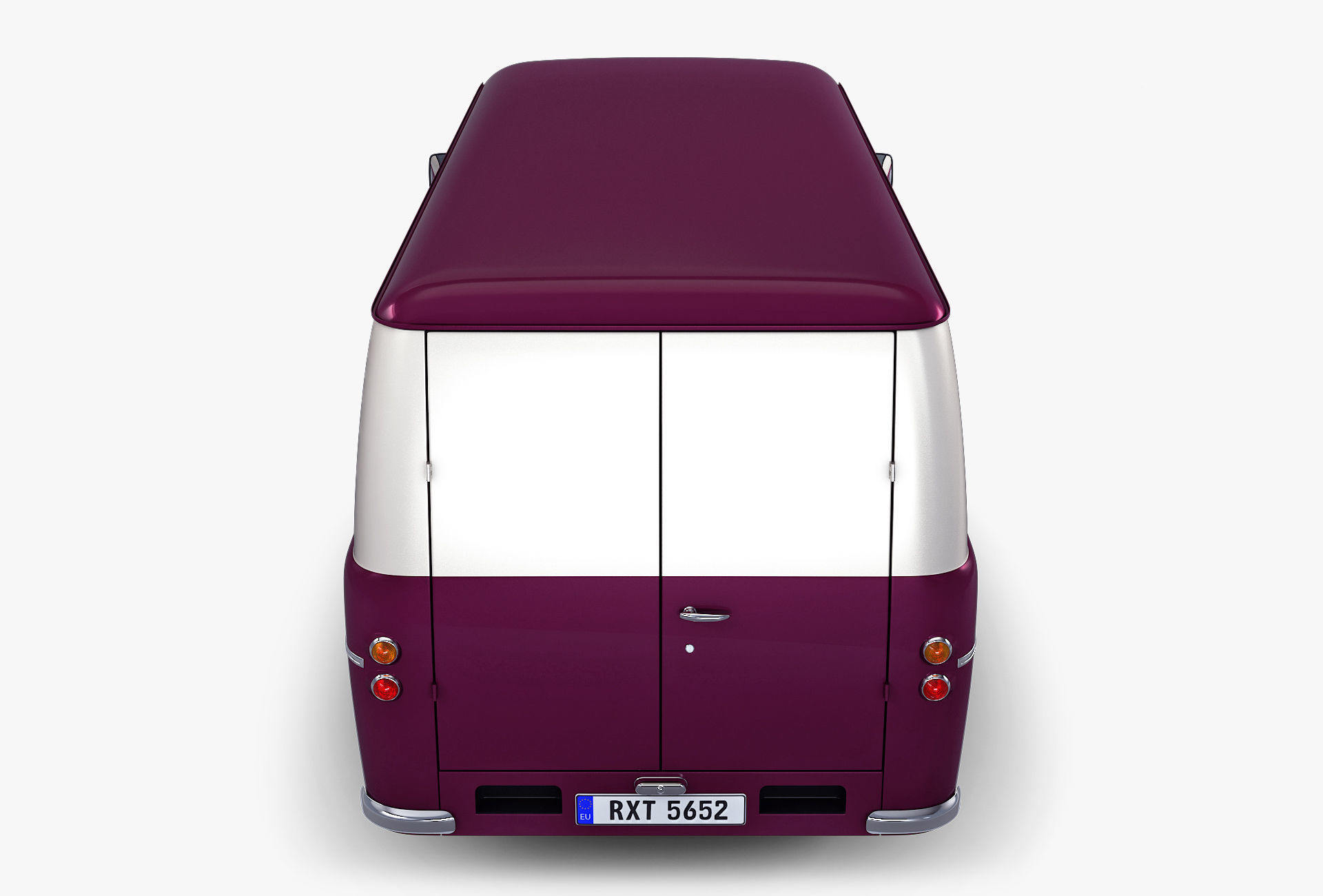 Generic Retro Cargo Van M 2 3D model_9