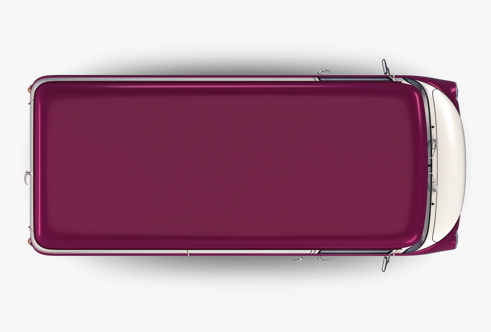 Generic Retro Cargo Van M 2 3D model_7