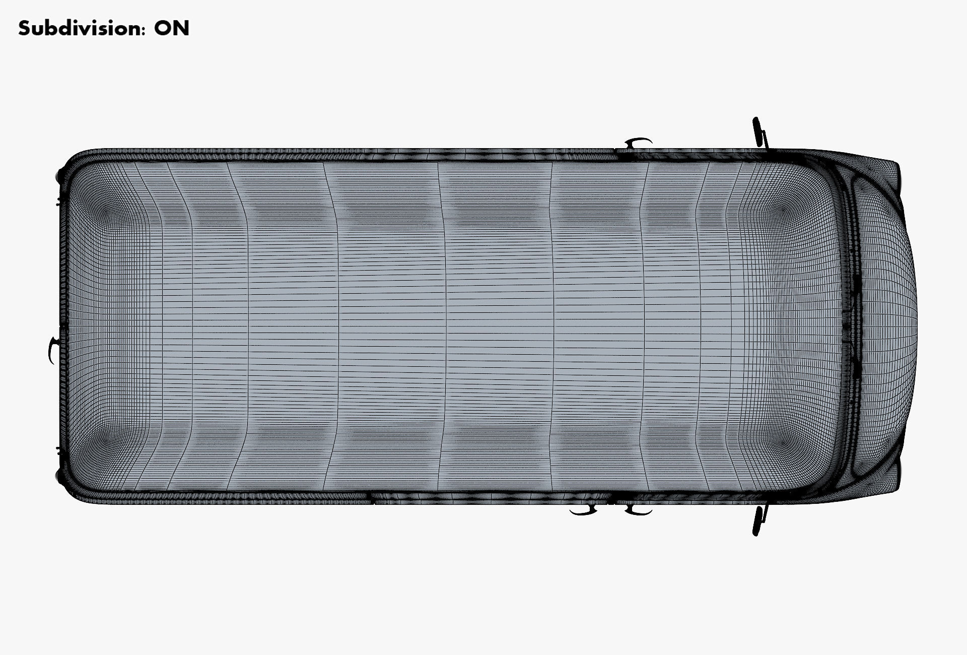 Generic Retro Cargo Van M 2 3D model_27