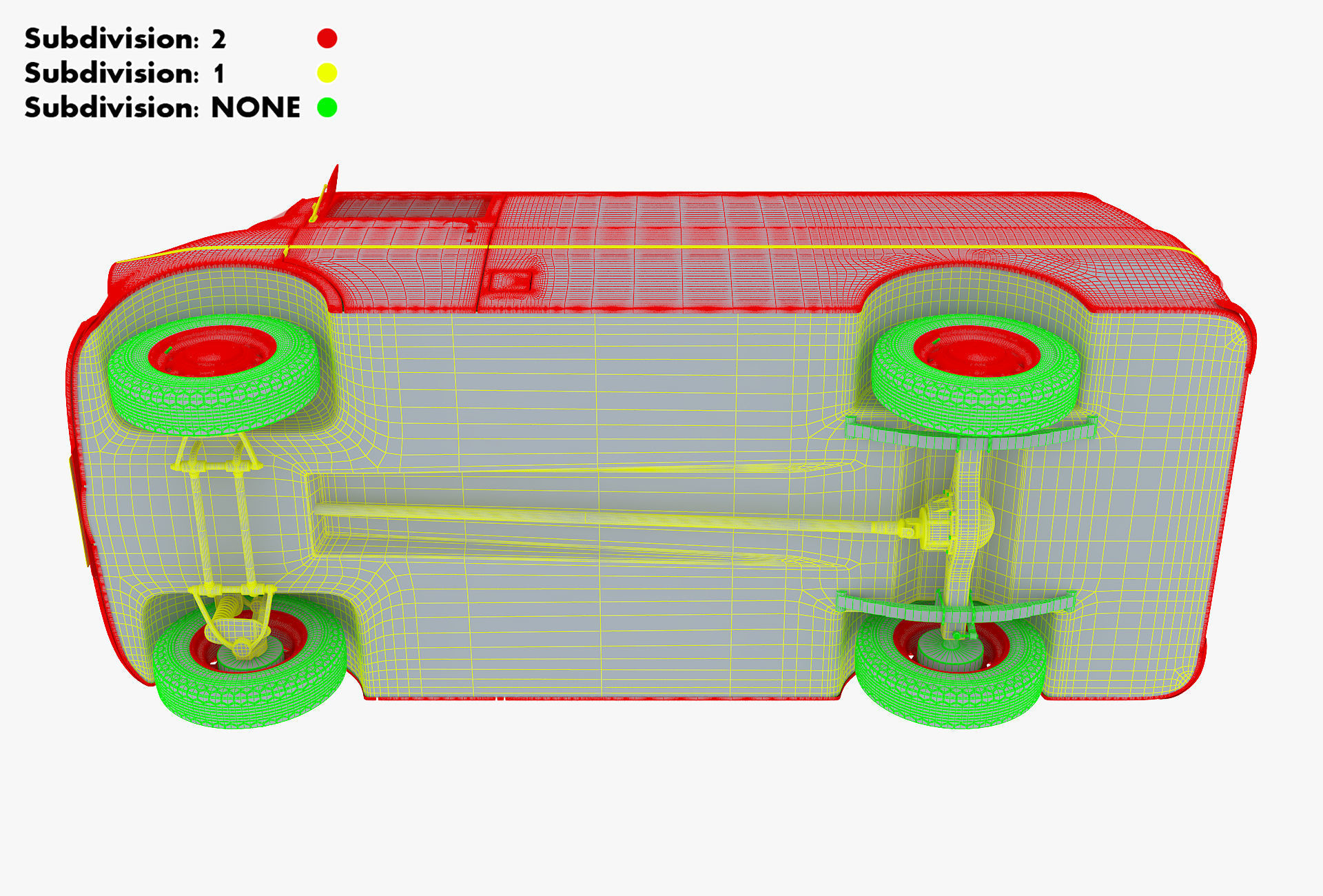Generic Retro Cargo Van M 2 3D model_41