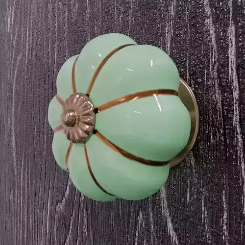 Handles glass door knob with diamond Free low-poly 3D model