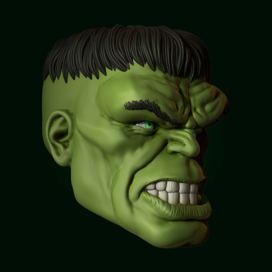 Immortal Hulk 3D print model_1