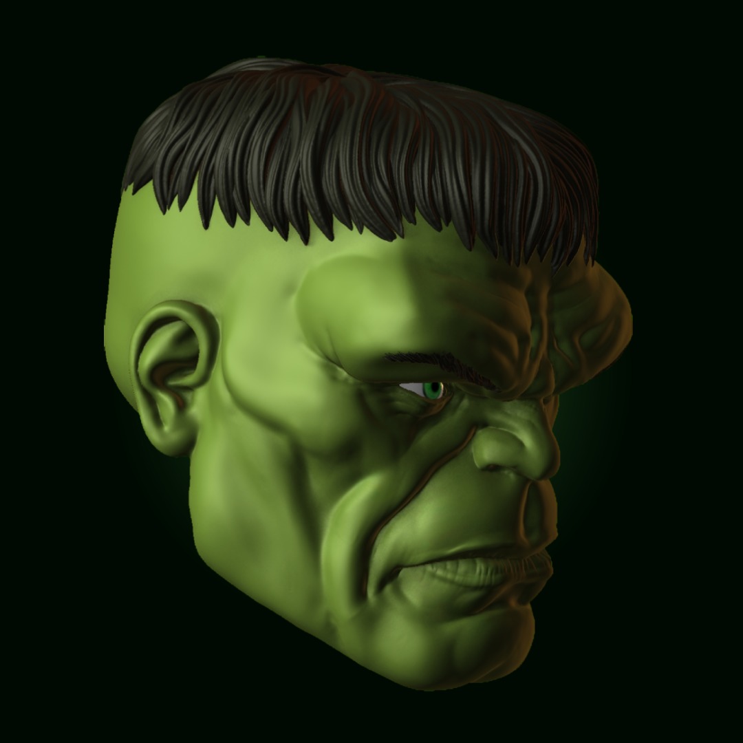 Immortal Hulk 3D print model_5