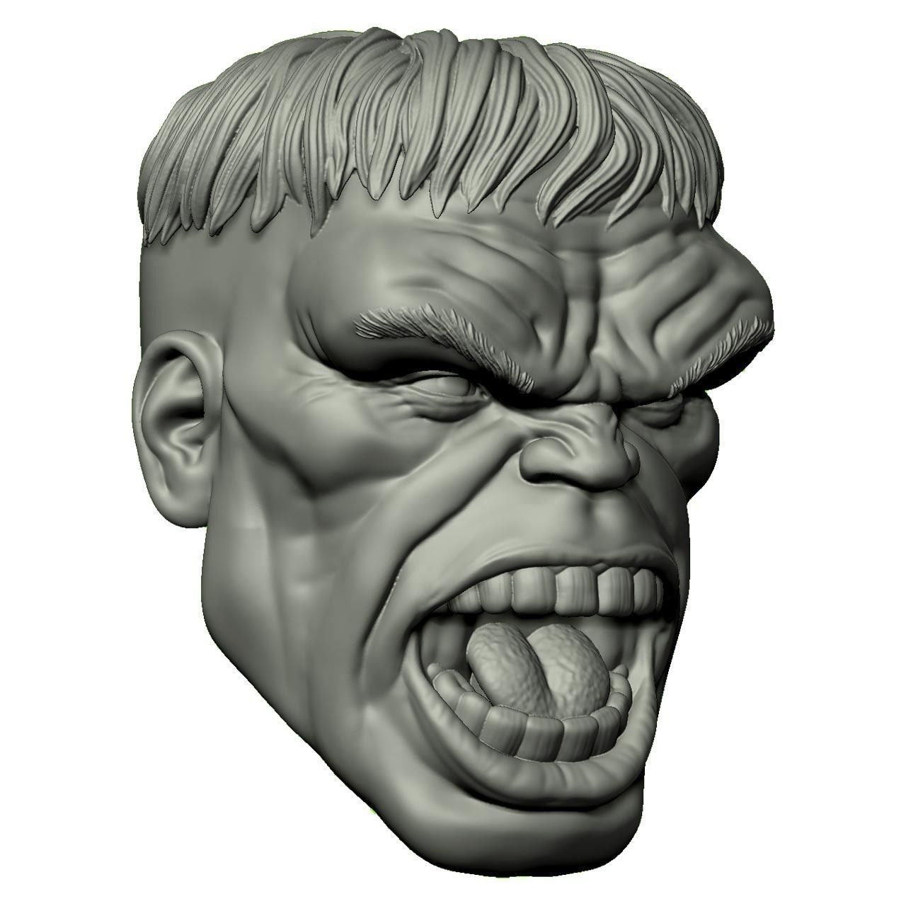 Immortal Hulk 3D print model_9