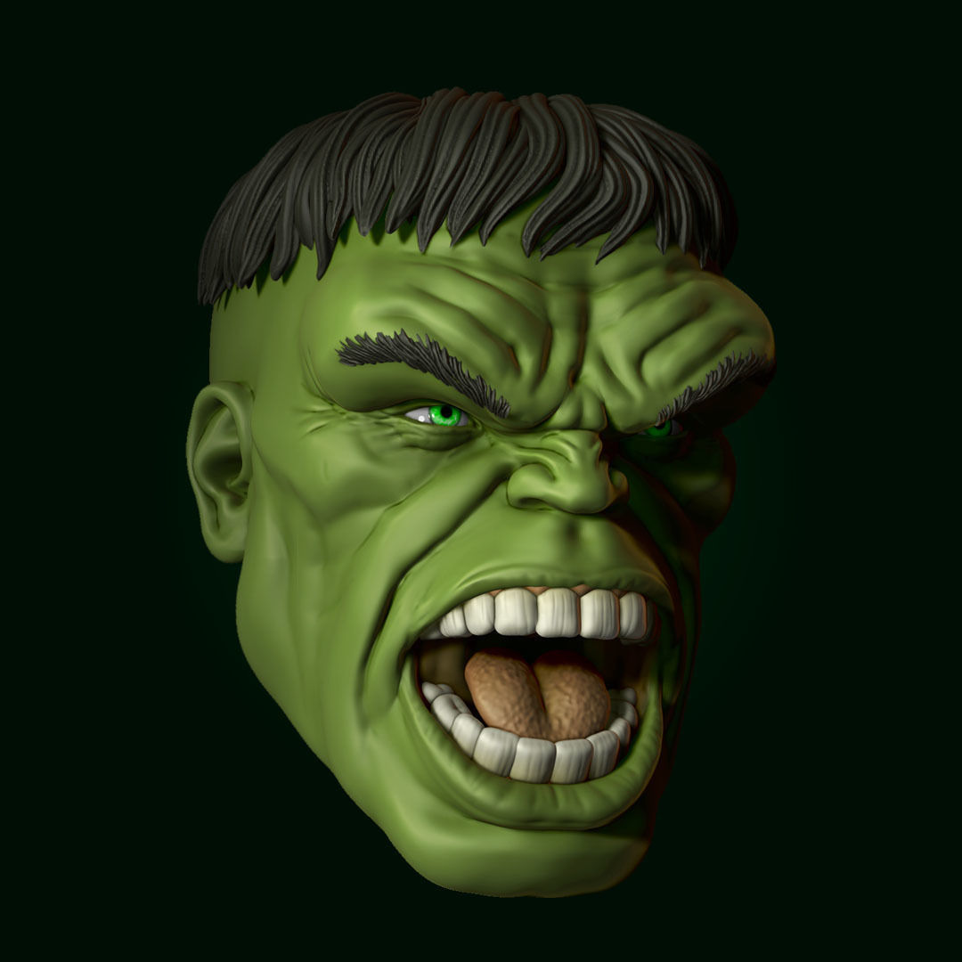 Immortal Hulk 3D print model_3