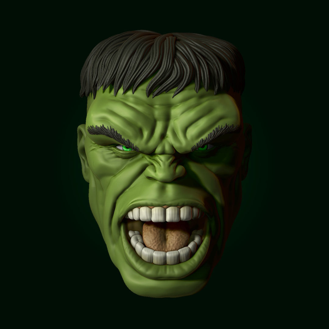 Immortal Hulk 3D print model_2