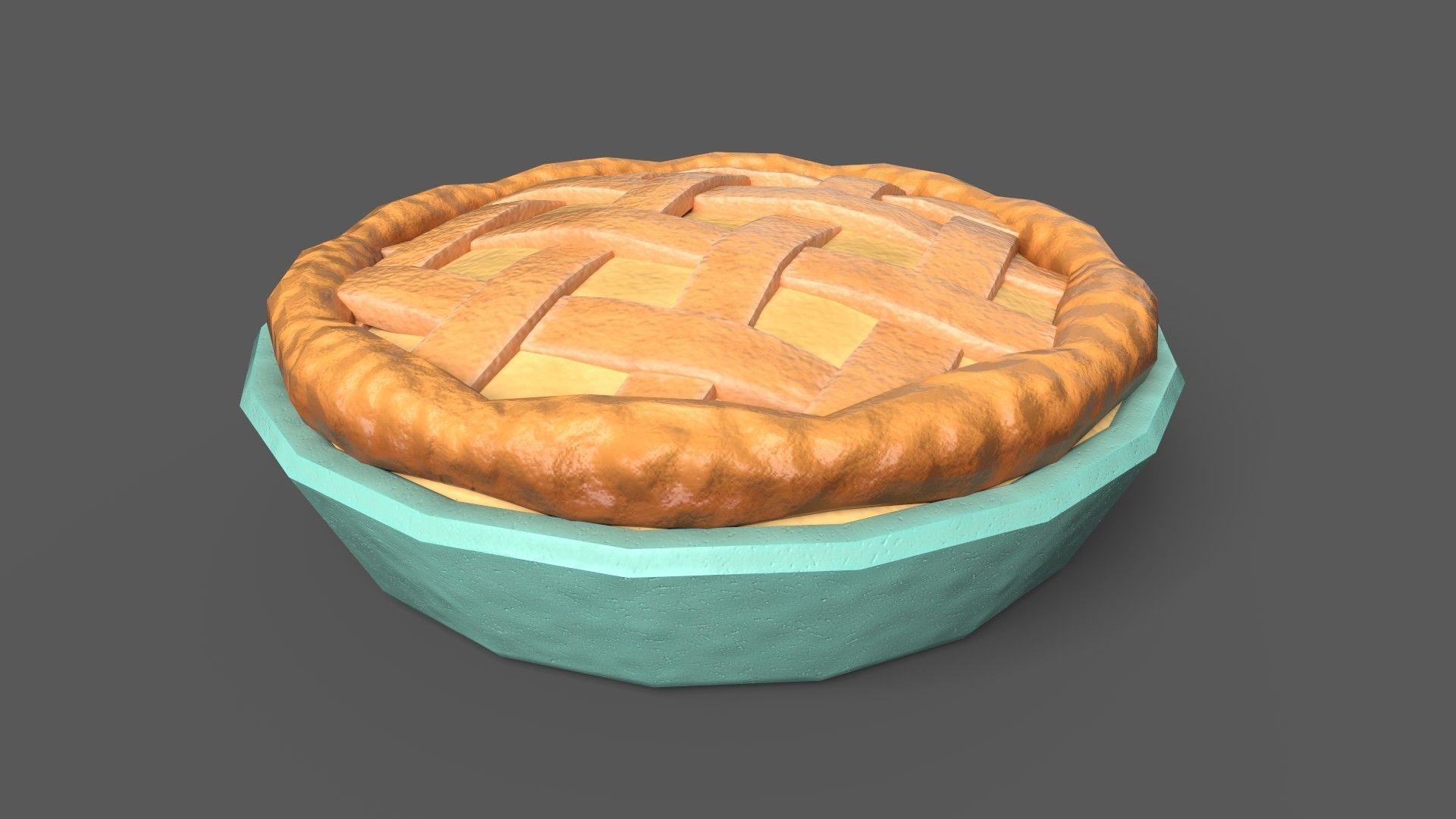 Stylized Cartoony Cake-O-Matic - Kitchen Device and 2 Cakes Low-poly 3D model_2