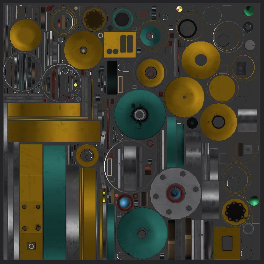 Stylized Cartoony Cake-O-Matic - Kitchen Device and 2 Cakes Low-poly 3D model_21