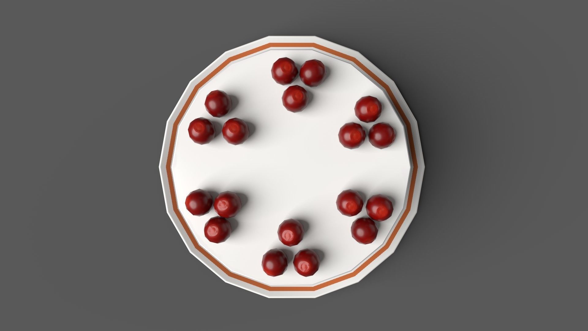 Stylized Cartoony Cake-O-Matic - Kitchen Device and 2 Cakes Low-poly 3D model_10