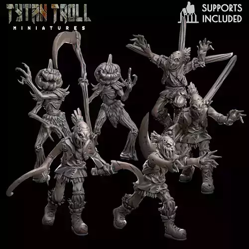 Scarecrow Bundle - Pre-Supported 3D print model