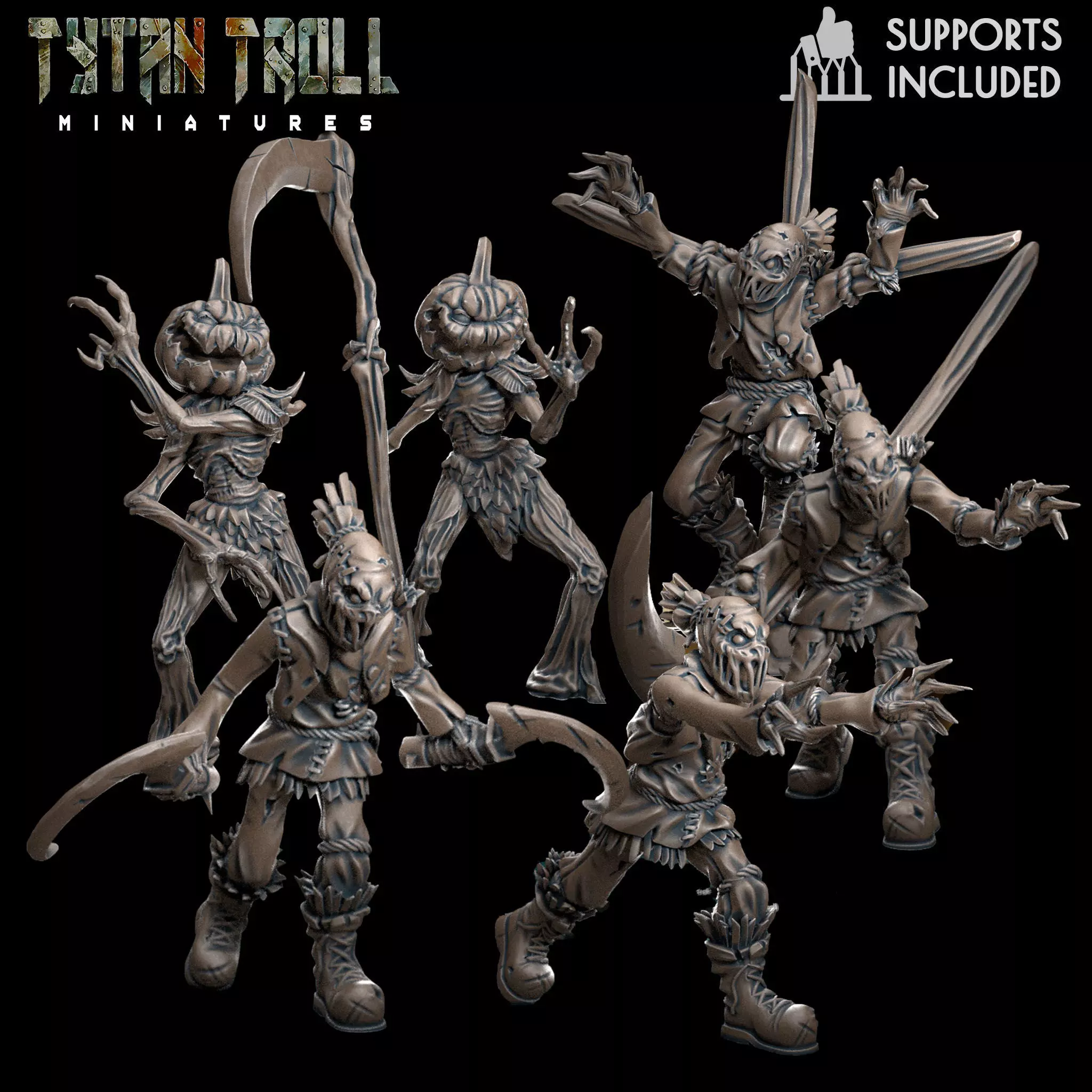 Scarecrow Bundle - Pre-Supported 3D print model_0