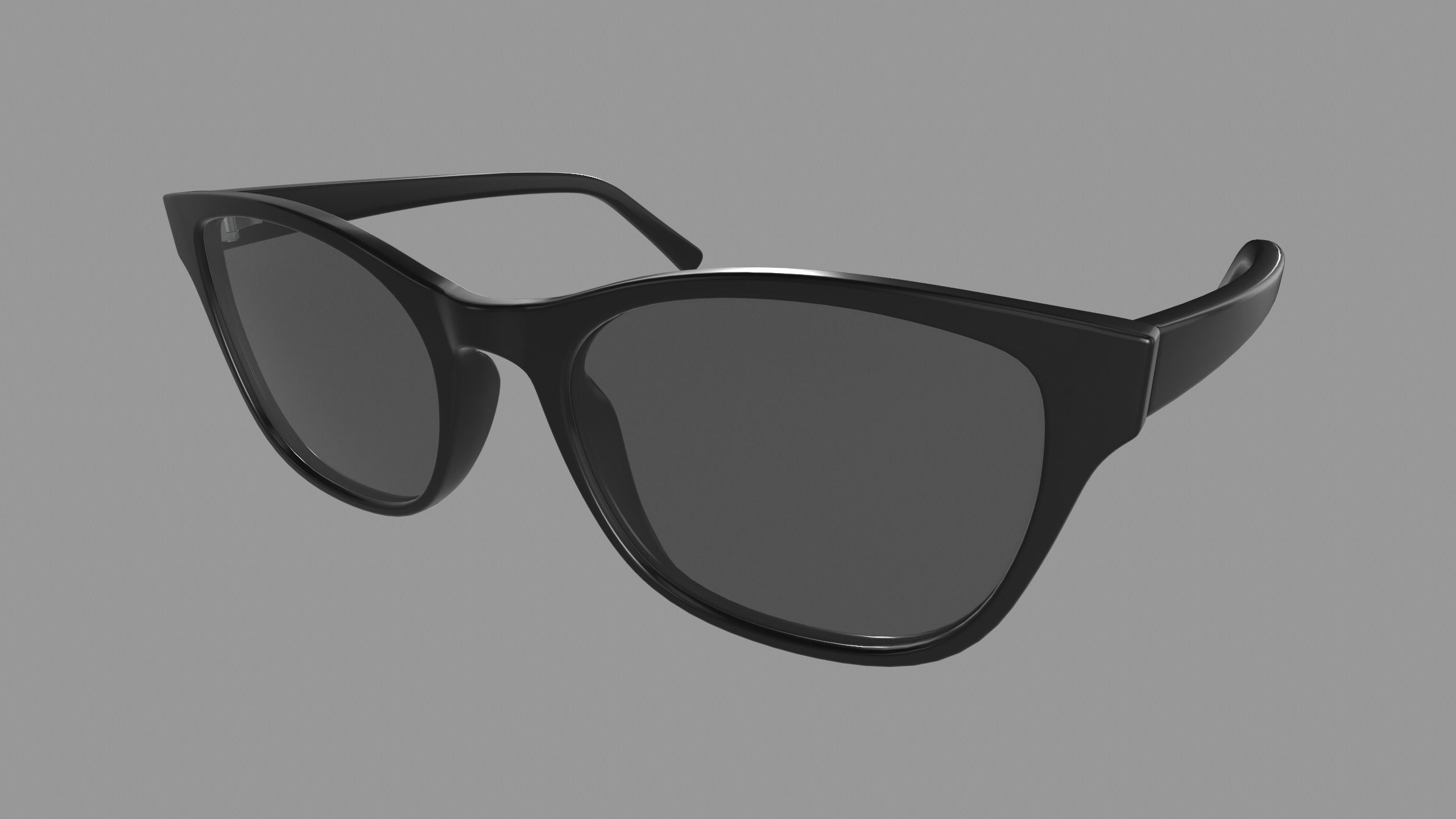 Glasses - Sunglasses Low-poly 3D model_2