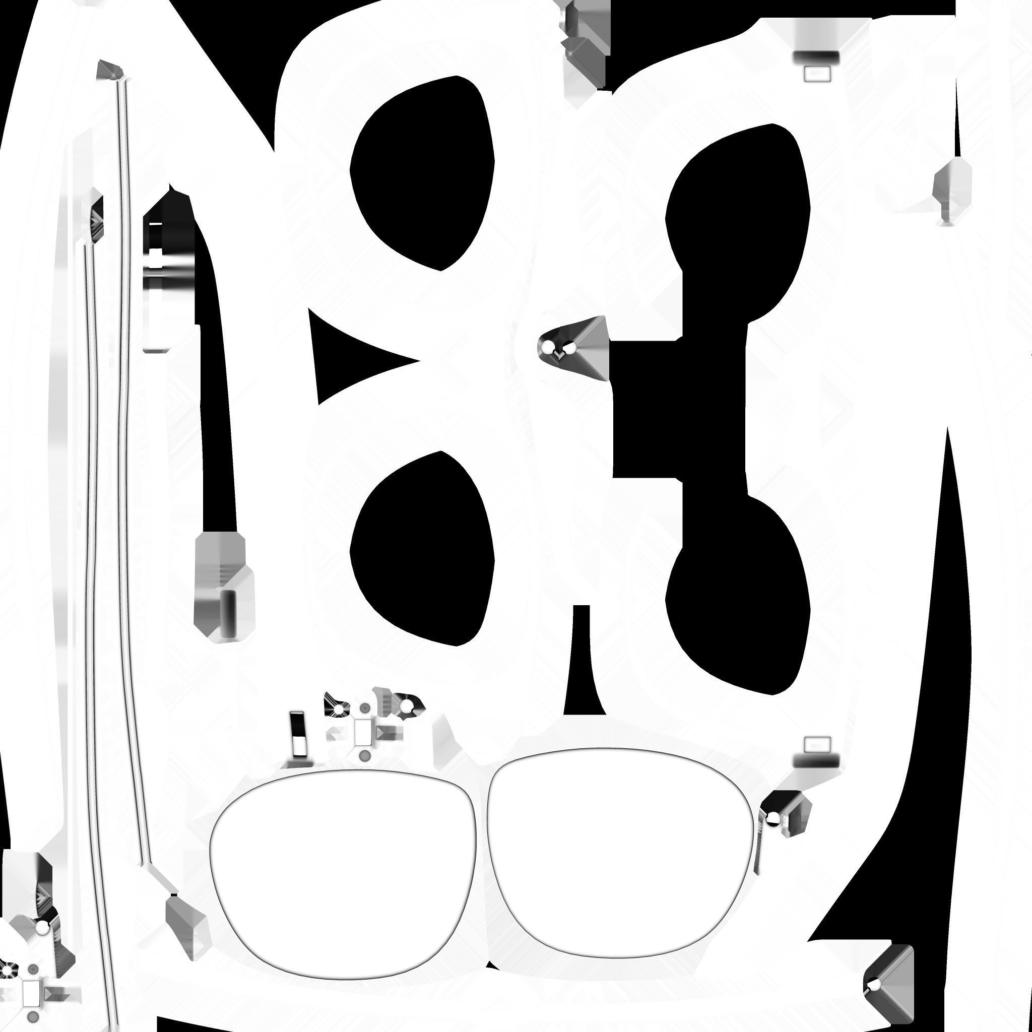 Glasses - Sunglasses Low-poly 3D model_12