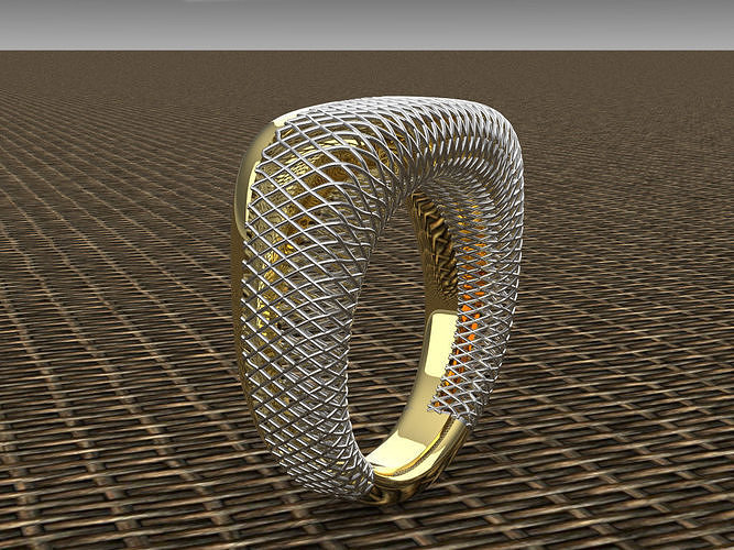 Fancy rings 3D print model