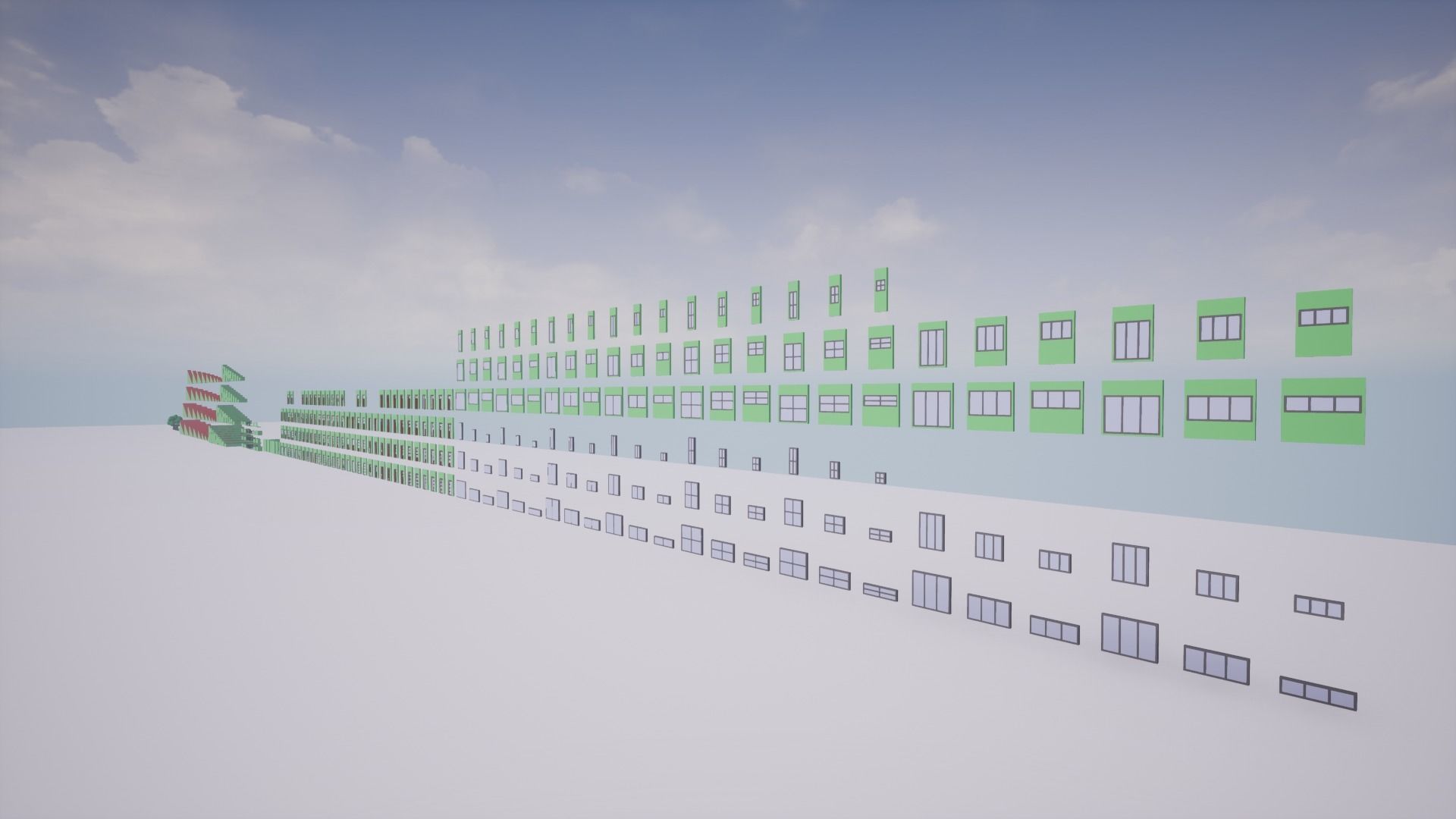 Low Poly City Buildings Low-poly 3D model_5