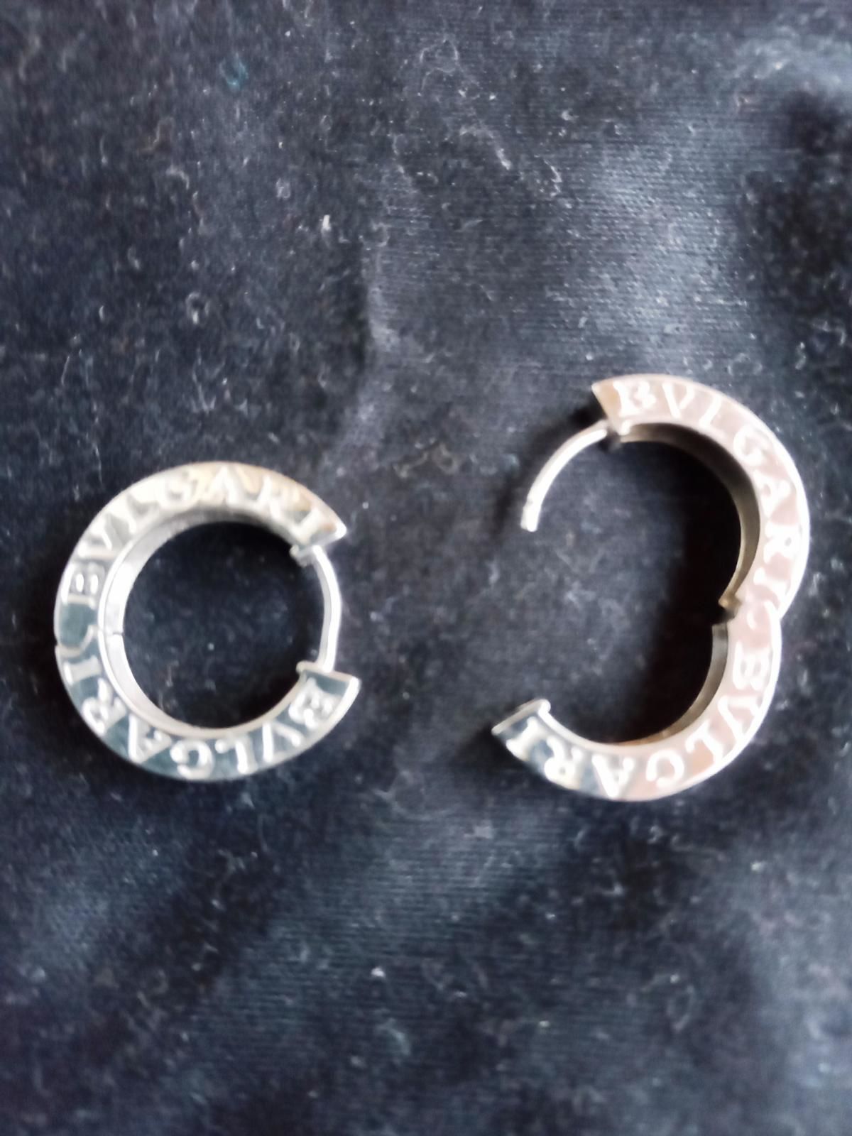 CG105 bvlgari gold hoop earring 3D print model_2