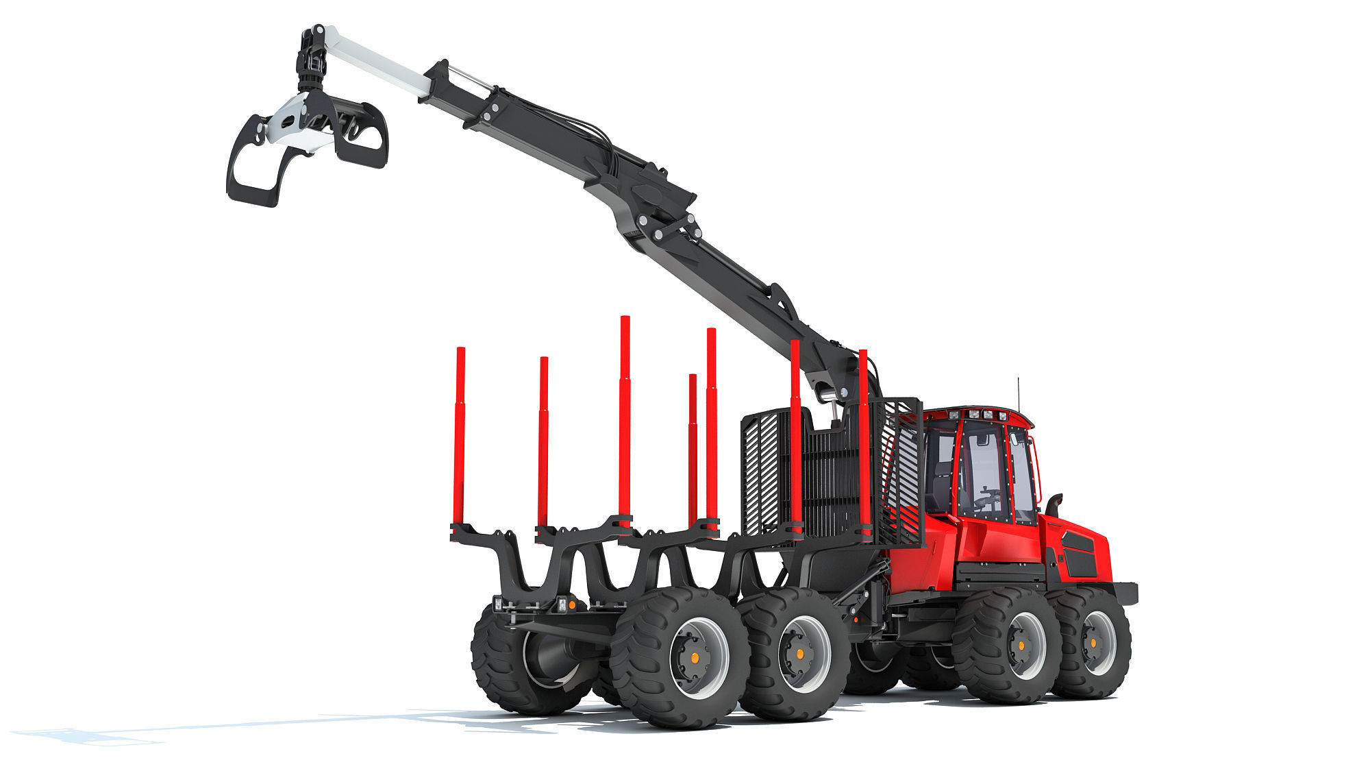 Forestry Forwarder 3D model_6
