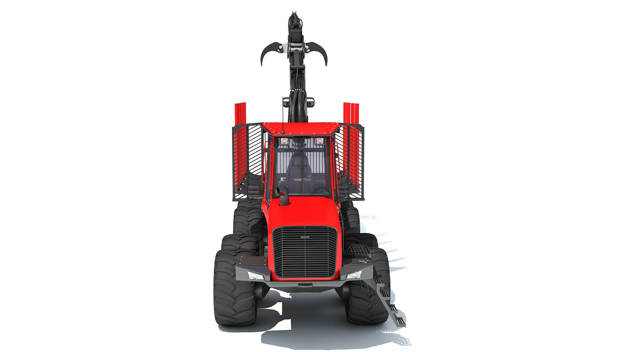 Forestry Forwarder 3D model_10