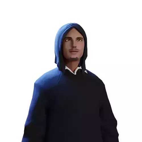 don juan de marco - Personagem  3D model