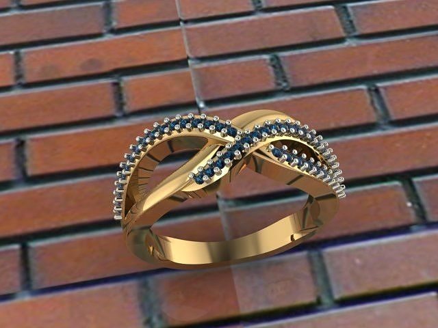 Ladies ring 3D print model