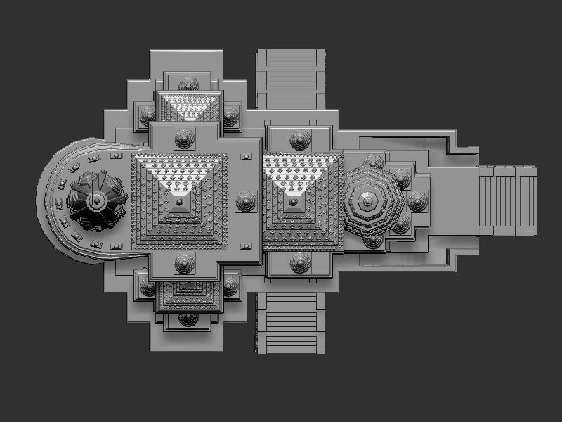 Shri Ram mandir  3D print model_1