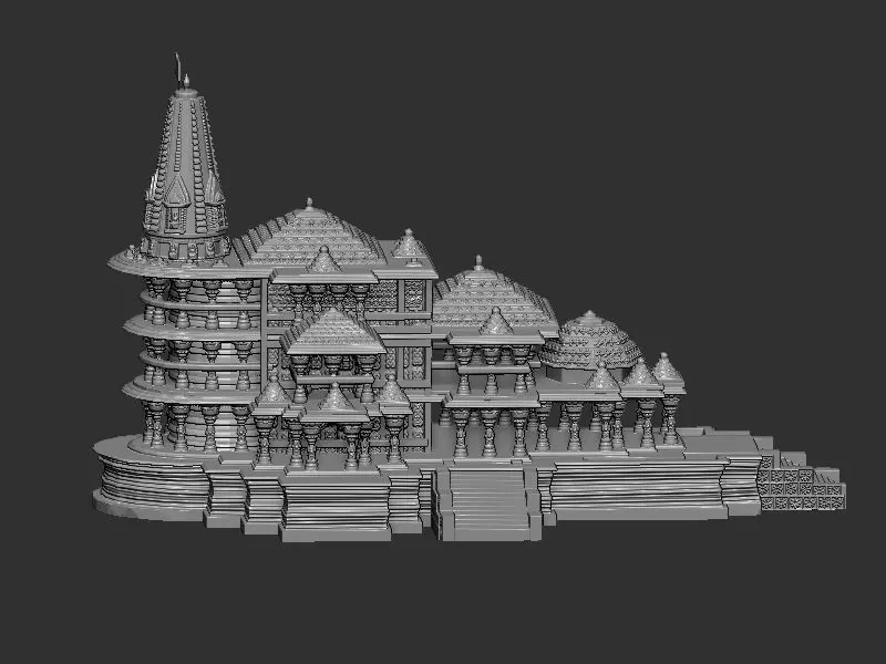 Shri Ram mandir  3D print model_0