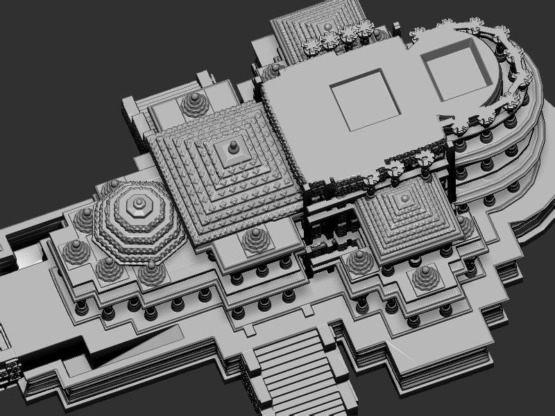 Shri Ram mandir  3D print model_15