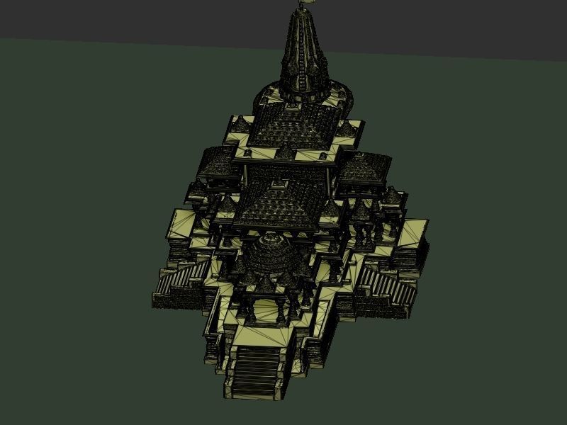 Shri Ram mandir  3D print model_24
