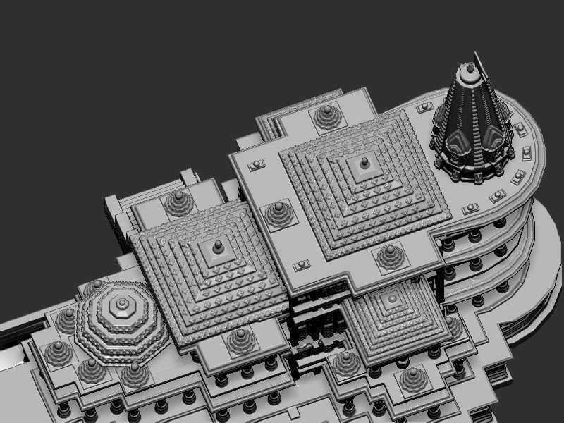 Shri Ram mandir  3D print model_16