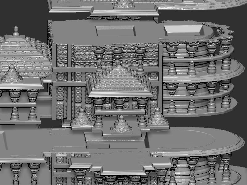Shri Ram mandir  3D print model_12