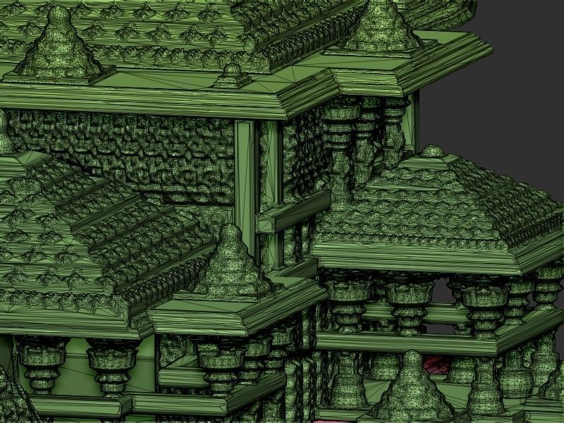 Shri Ram mandir  3D print model_21