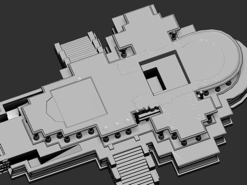 Shri Ram mandir  3D print model_14