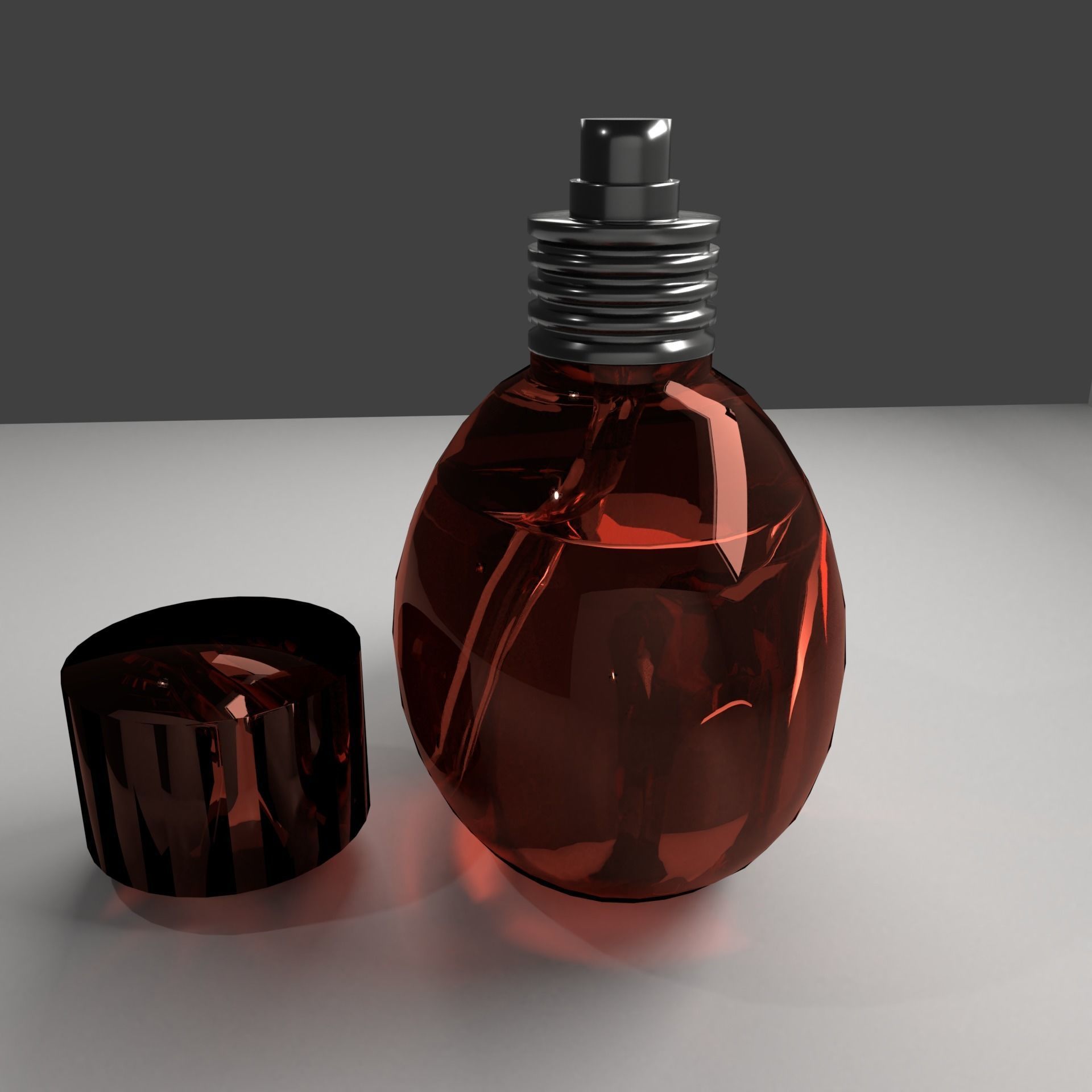 Low Poly Perfume 2 bottle - bottle Low-poly 3D model_2