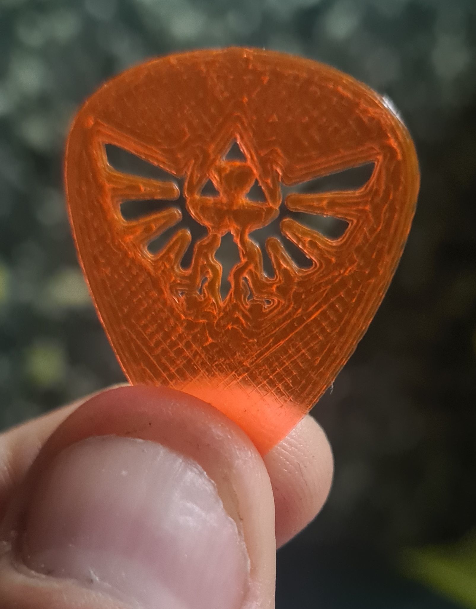 Simply Zelda Theme 3D Guitar Pick 3D print model_1