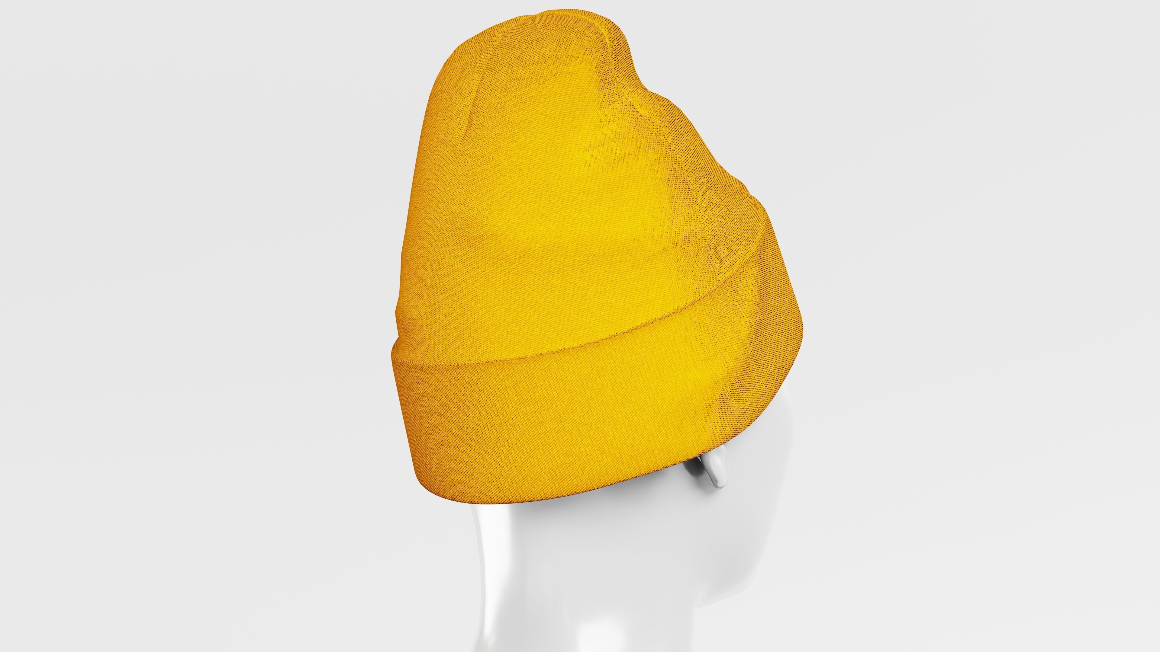 Beanie Hat Cap Winter - Bundle 3D Model Collection_12