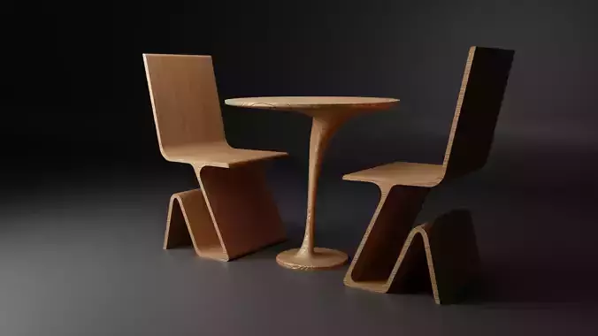Wooden Dining Set