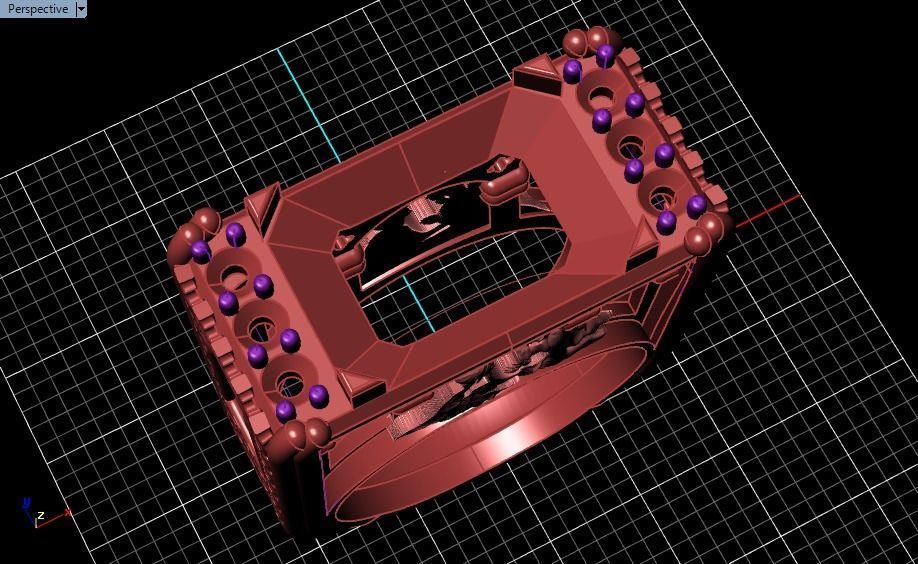 Romeo and Juliet ring -original  design 3D print model_33