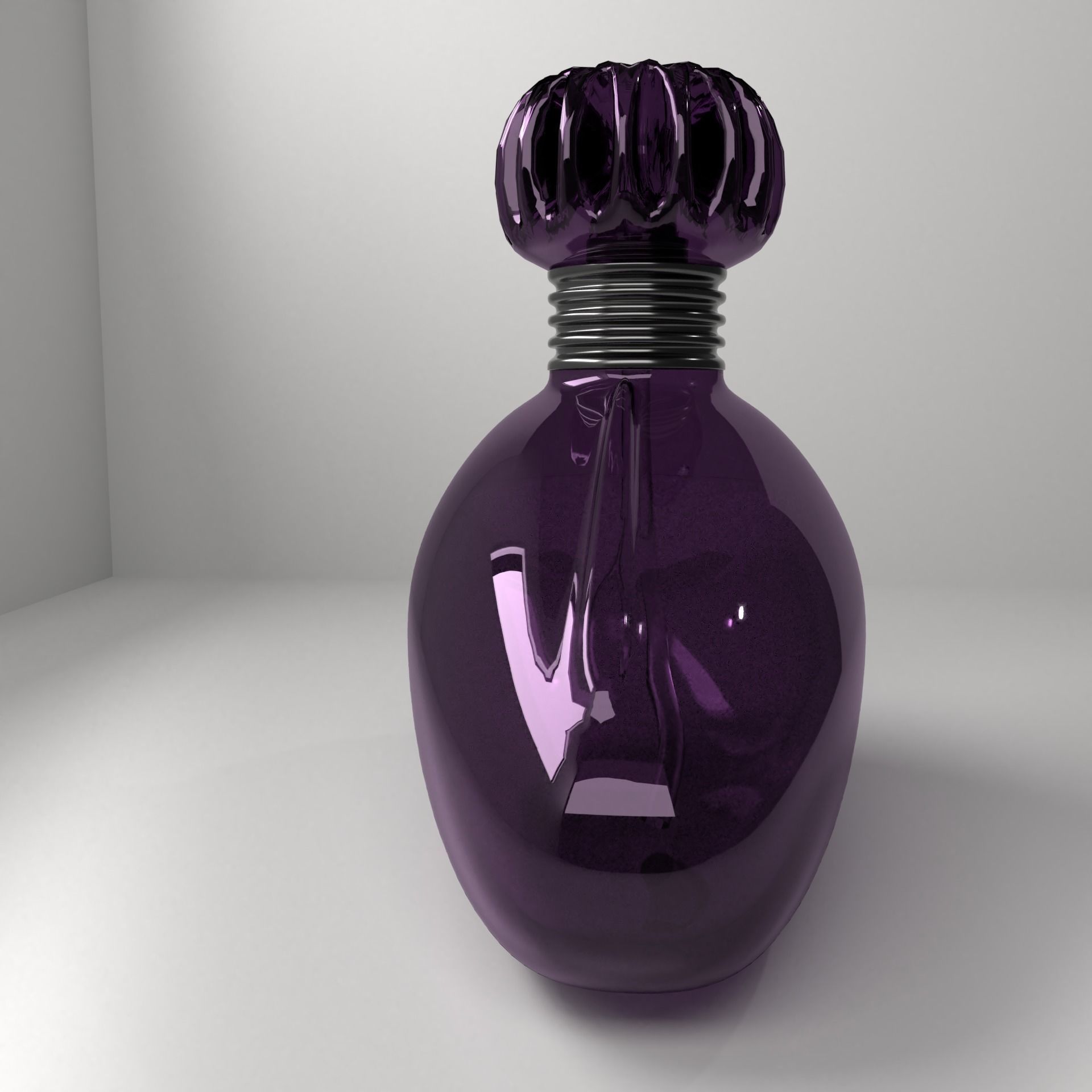 Perfume 2 Purple with Liquid 3D model_2