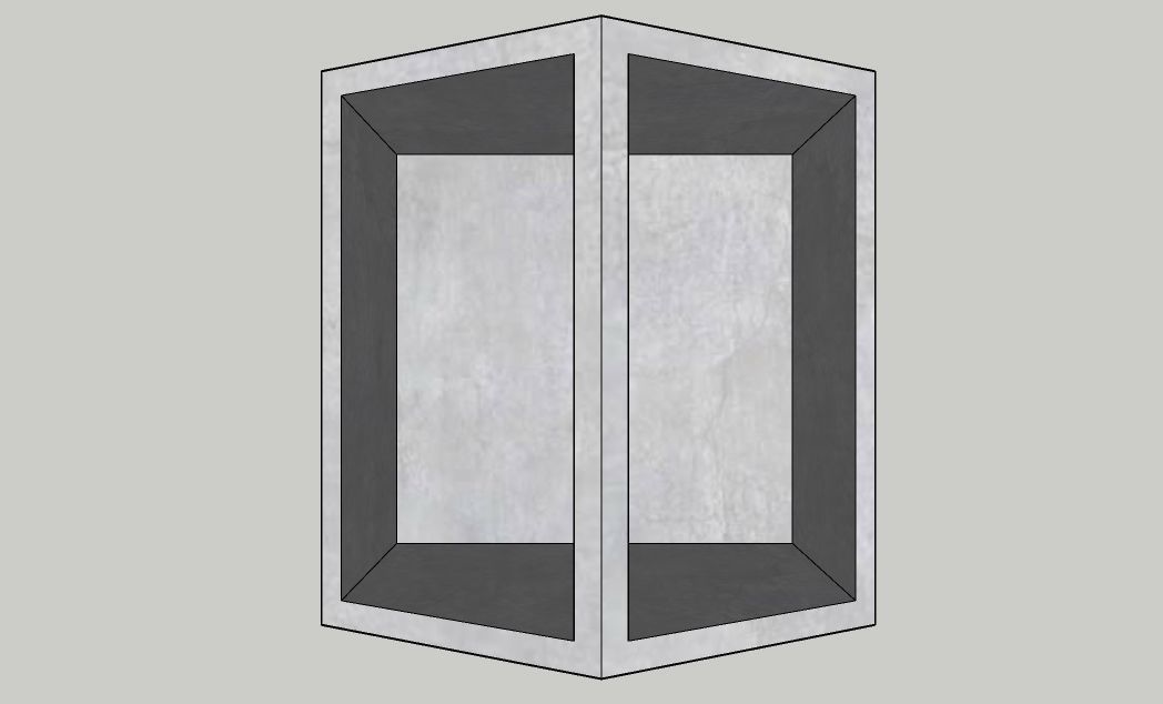 Mini Concrete Planter Box19 3D print model_2