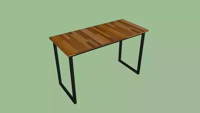 metal and wood universal table