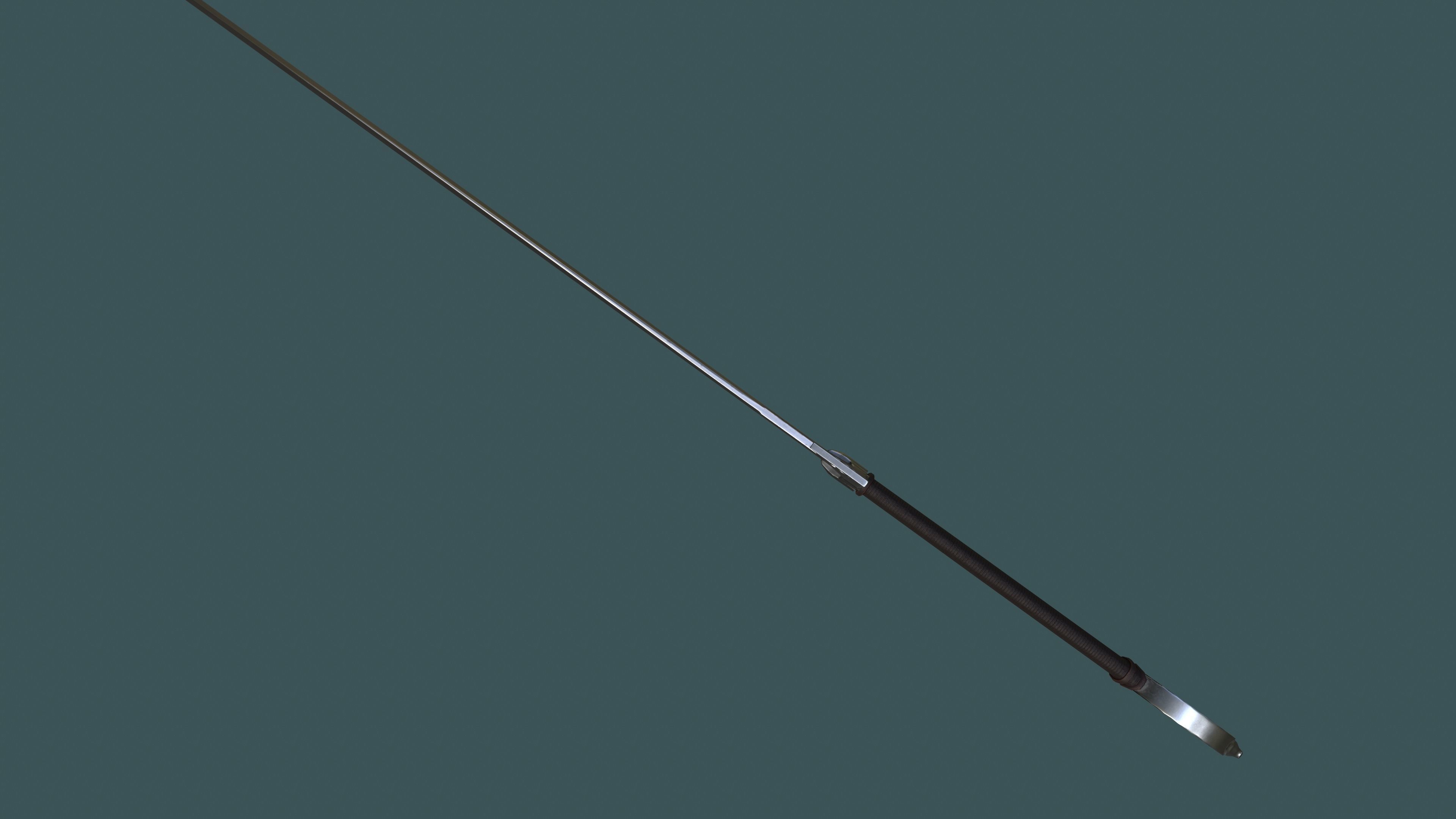 Albion Gallowglass Medieval Sword PBR game ready Low-poly 3D model_6