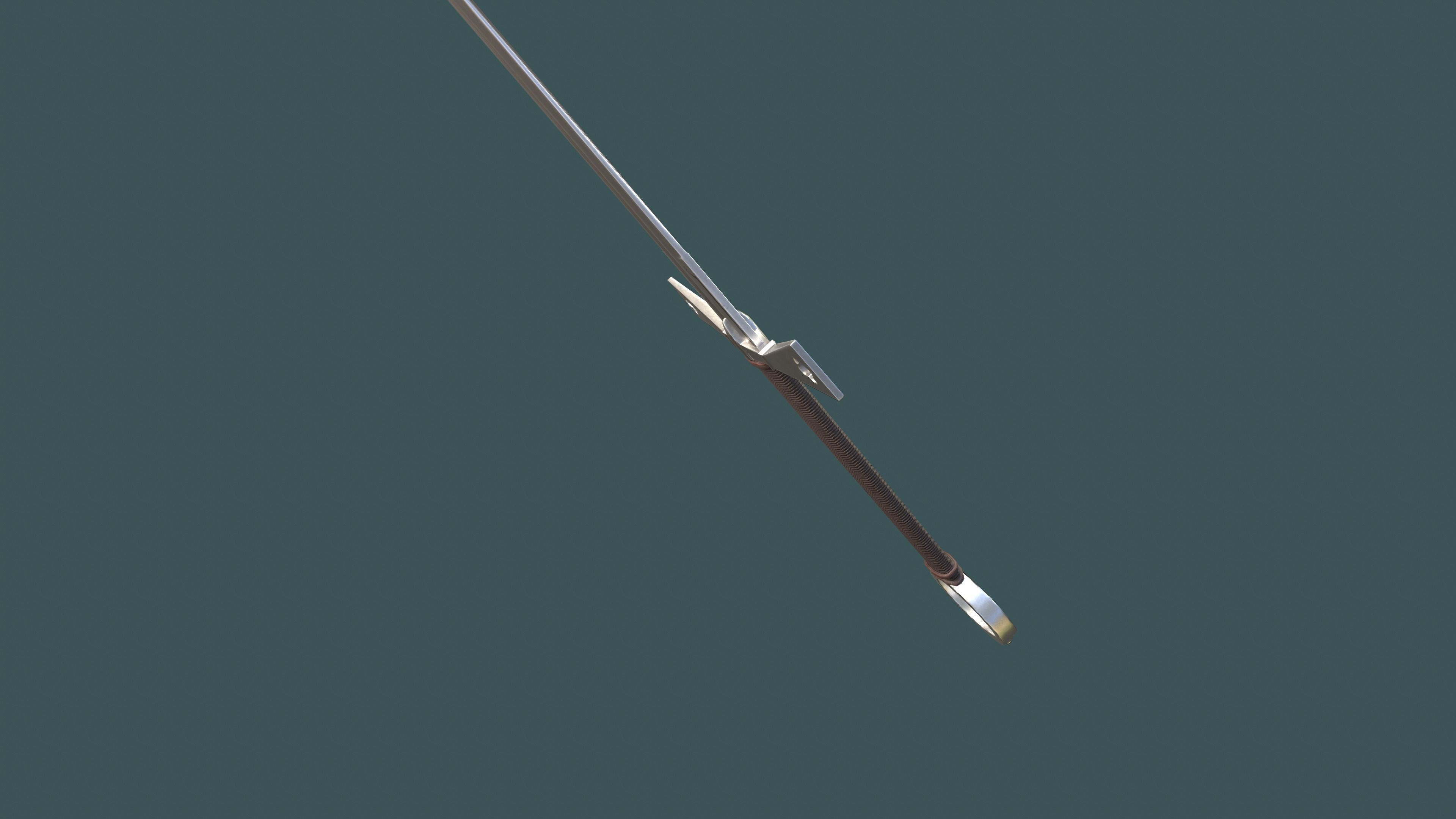 Albion Gallowglass Medieval Sword PBR game ready Low-poly 3D model_5