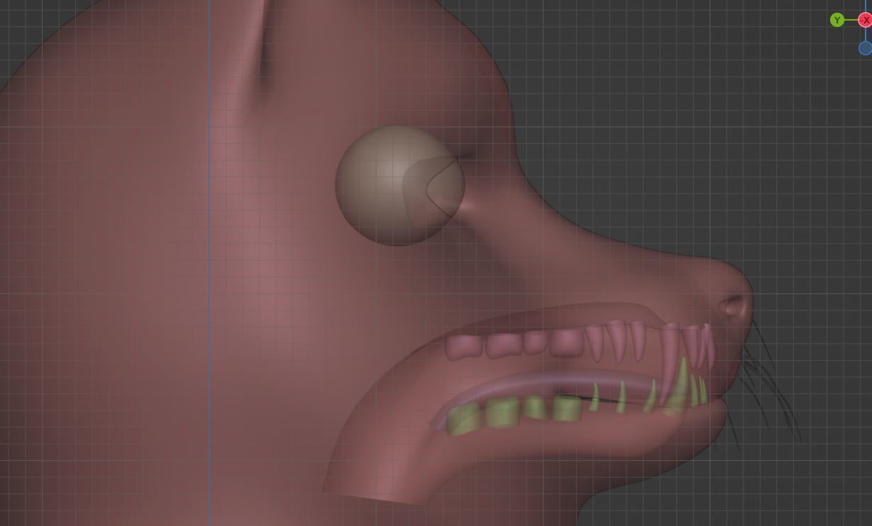 Dog cartoon character Low-poly 3D model_17