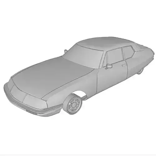 Citroen SM  3D print model